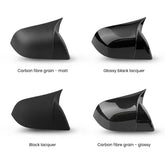 Tesla Model 3 GT Style Carbon Fiber Mirror Caps (Carbon Fiber Pattern ABS) (1 pair) (2017-2023) - TESLAUNCH